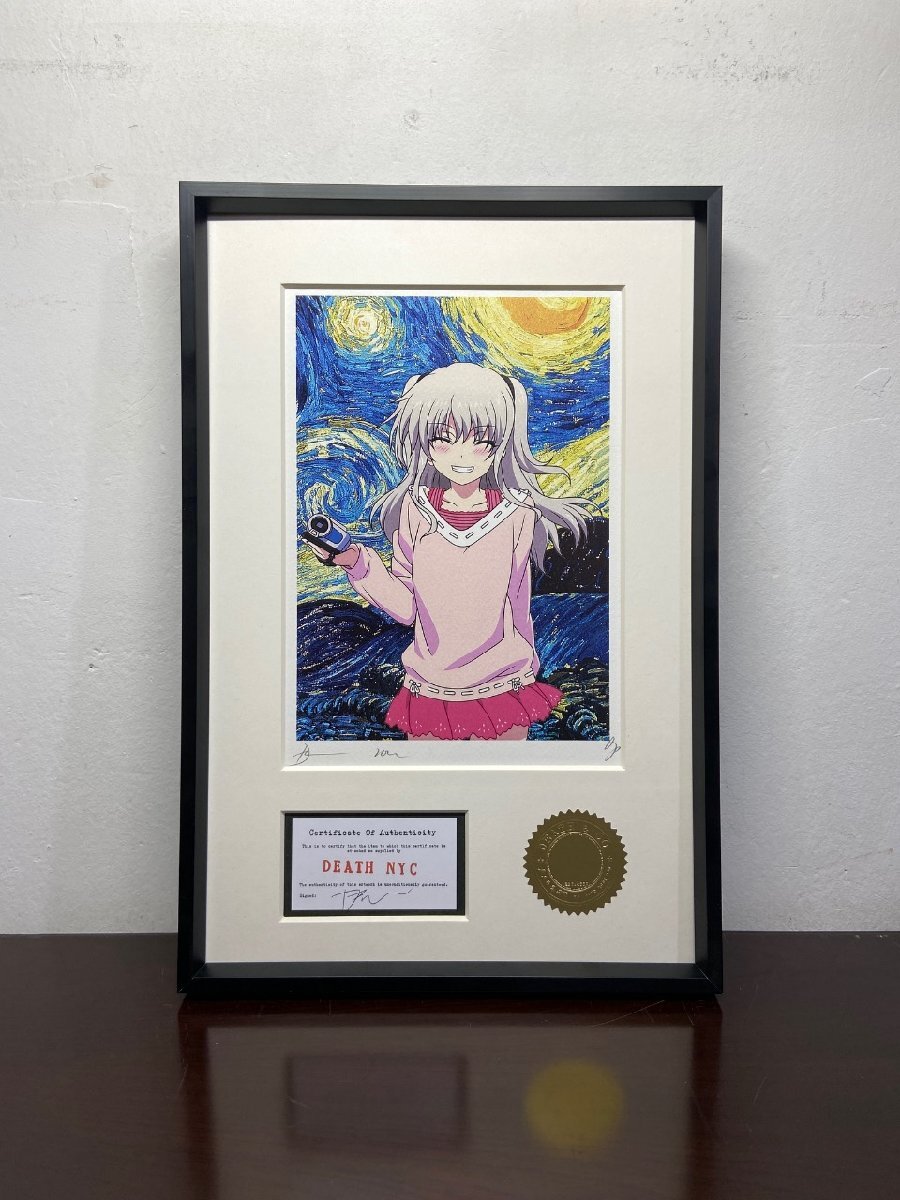 DEATH NYC 額付き 世界限定100枚 ポップアート Charlotte シャーロット