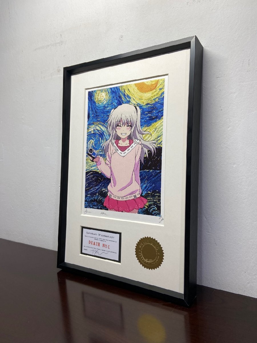 DEATH NYC 額付き 世界限定100枚 ポップアート Charlotte シャーロット