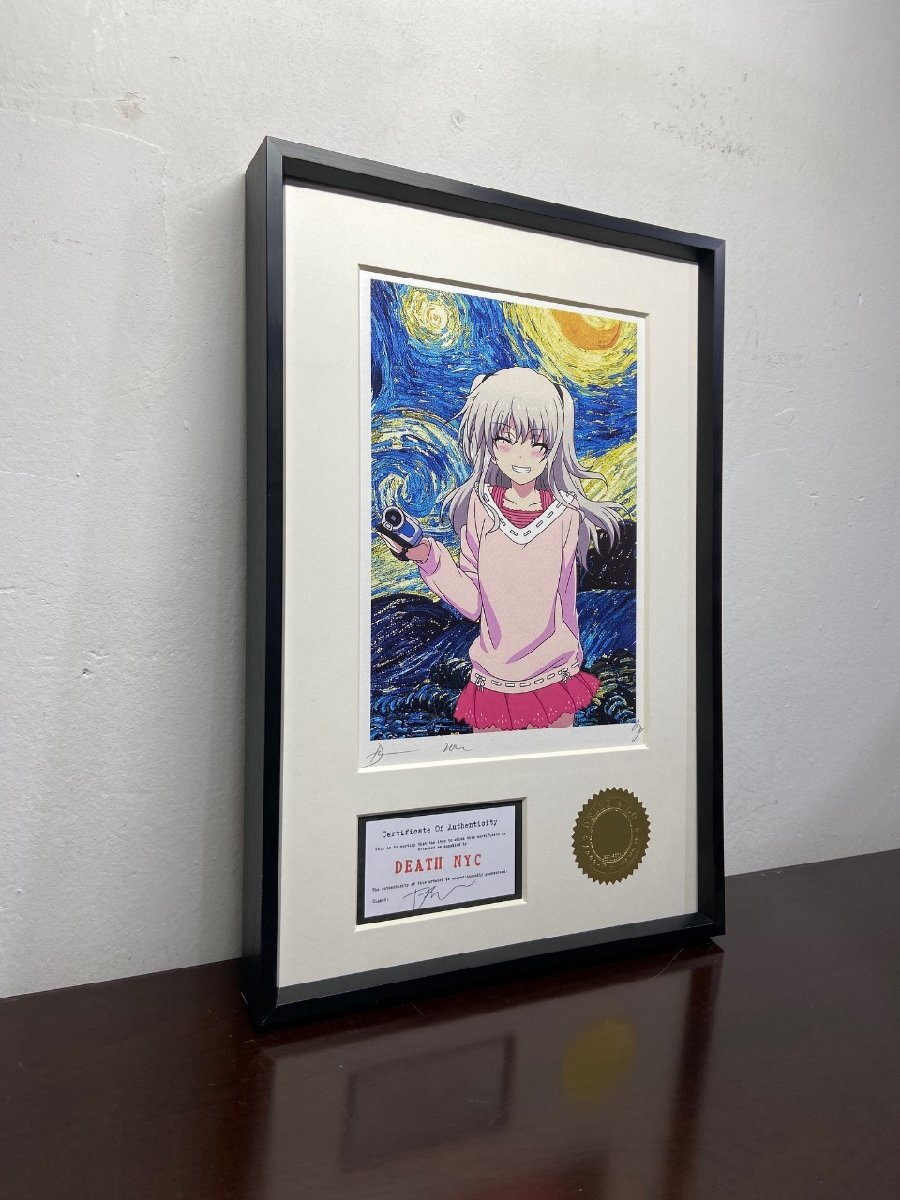 DEATH NYC 額付き 世界限定100枚 ポップアート Charlotte シャーロット