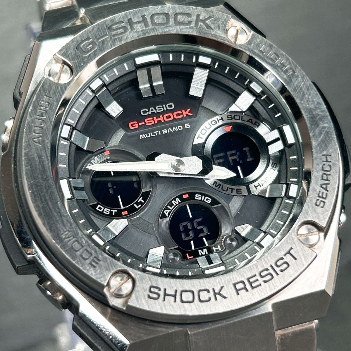 G-SHOCK GST-W110D防水 ステンレス時計 新品同様G-SHOCK GST-W110D 