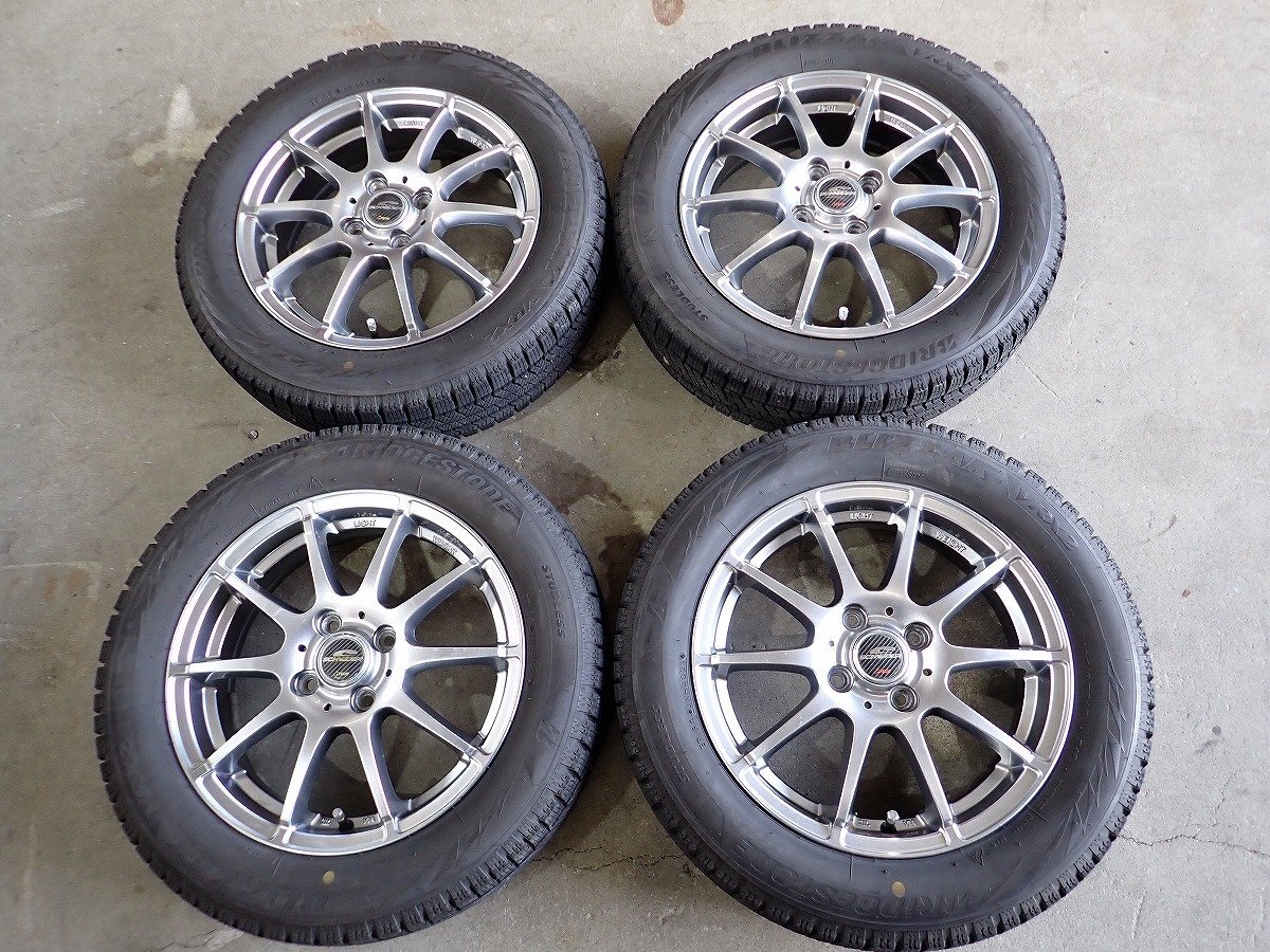 人気SALE，格安 YS14372 165/65R15 タフト ソリオ デリカD:2などに 2021年製 BS スタッドレス 15&times;4.5J 100/4H ET43 1円スタート(スタッドレスタイヤ)｜売買されたオークション情報、yahooの商品情報をアーカイブ公開 - 4穴
