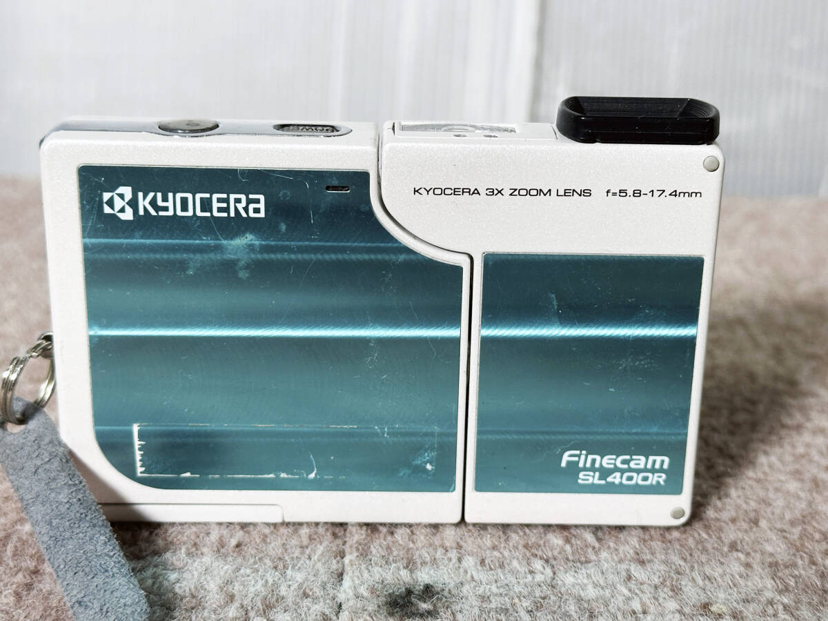中古☆KYOCERA/京セラ Finecam コンパクトデジタルカメラ 本体のみ 