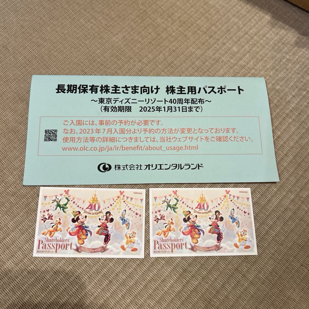 東京ディズニーリゾート 株主用パスポート 2枚セット 使用済み