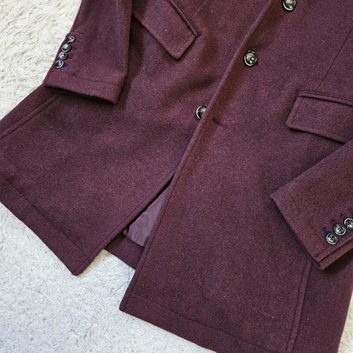 メンズ メルローズ【ボルドー の深み 希少サイズ XL キルティング 