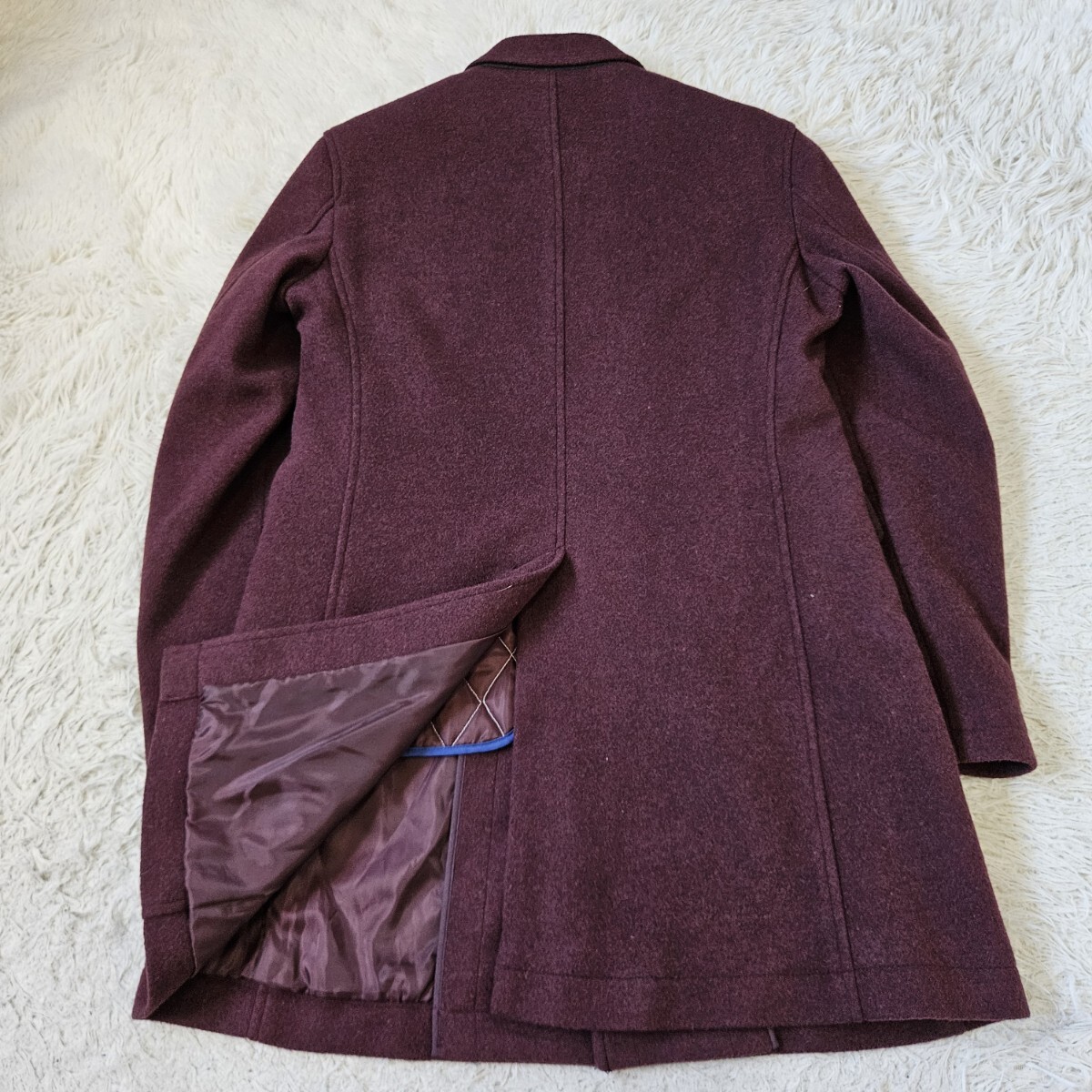 メンズ メルローズ【ボルドー の深み 希少サイズ XL キルティング 