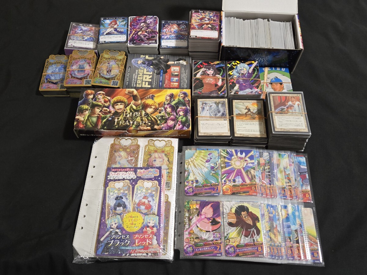 ウィクロス ワッチャプリマジ バトスピ NIJISANJI FES / MTG / DBH 他 カード 色々 約4kg 大量まとめセット