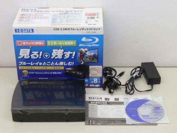 ☆ IO DATA 外付け ブルーレイドライブ BRD-U83 美品 3D再生