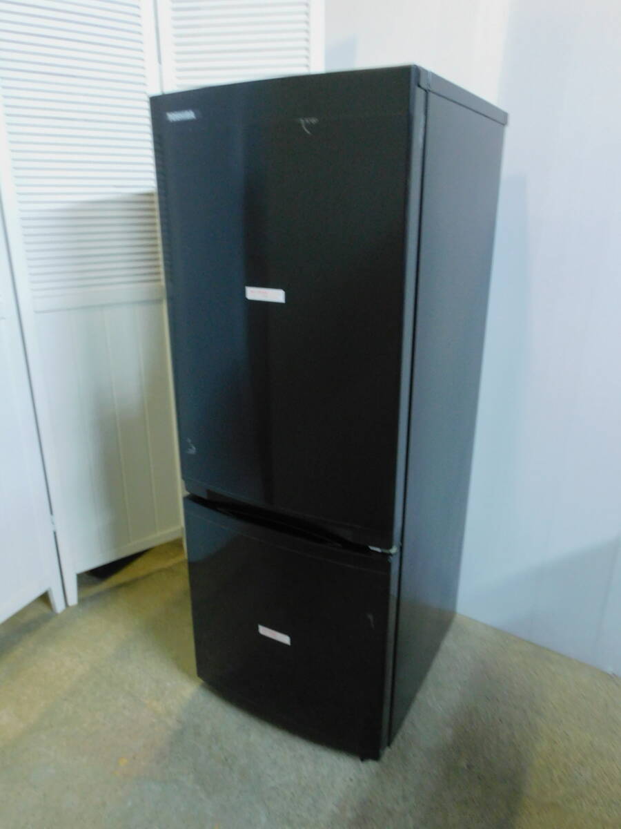 TOSHIBA 東芝 2ドア冷蔵庫 ブラック GR-U15BS 2023年式 直営オンライン