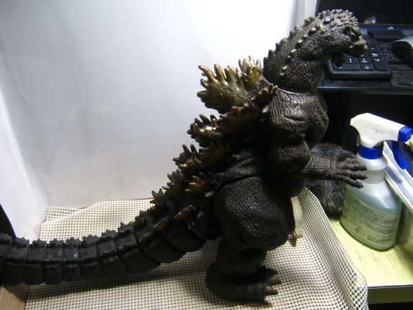 中古 現状○バンダイ 特大ソフビ○ゴジラ 1991○VSキングギドラ○特撮