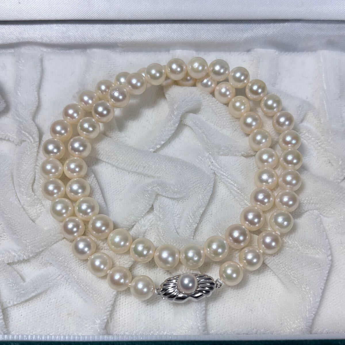 本真珠 7〜7.5mm アコヤ真珠 あこや真珠 パール pearl ネックレス