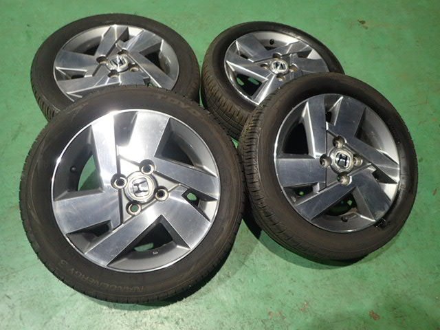 165/55R14 夏タイヤ ホンダ純正14インチアルミホイール4本セット TOYO 