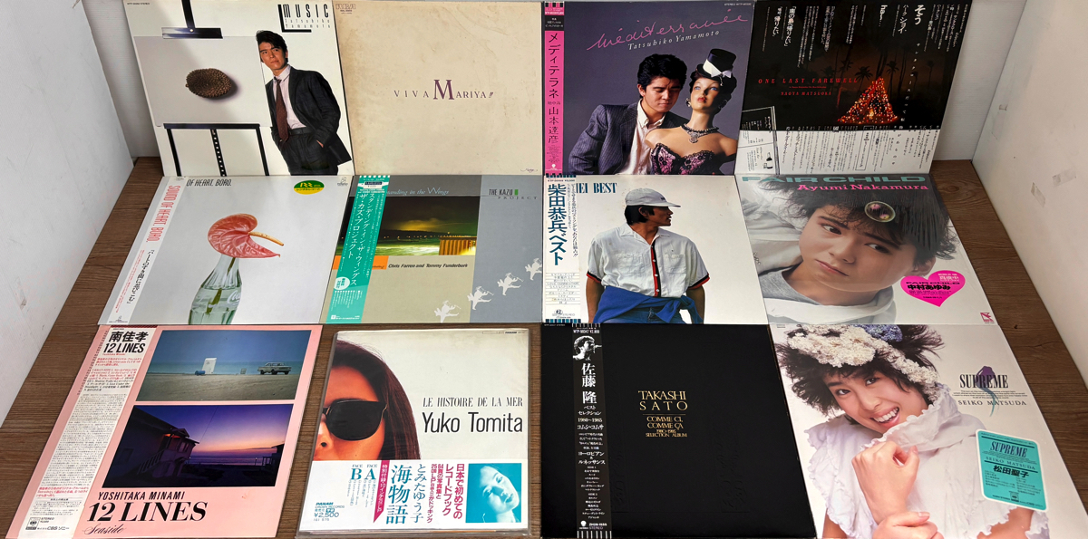 シティポップ 邦楽ポップス 60枚 LP レコード 大量 セット 見本盤あり