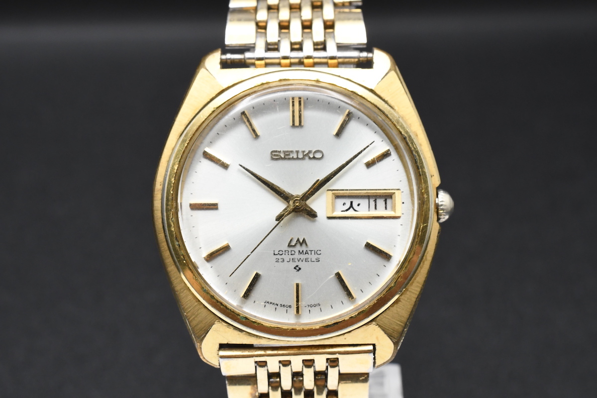 難ありSEIKO LM LOAD MATIC Ref:5606-7000 セイコー ロードマチック 