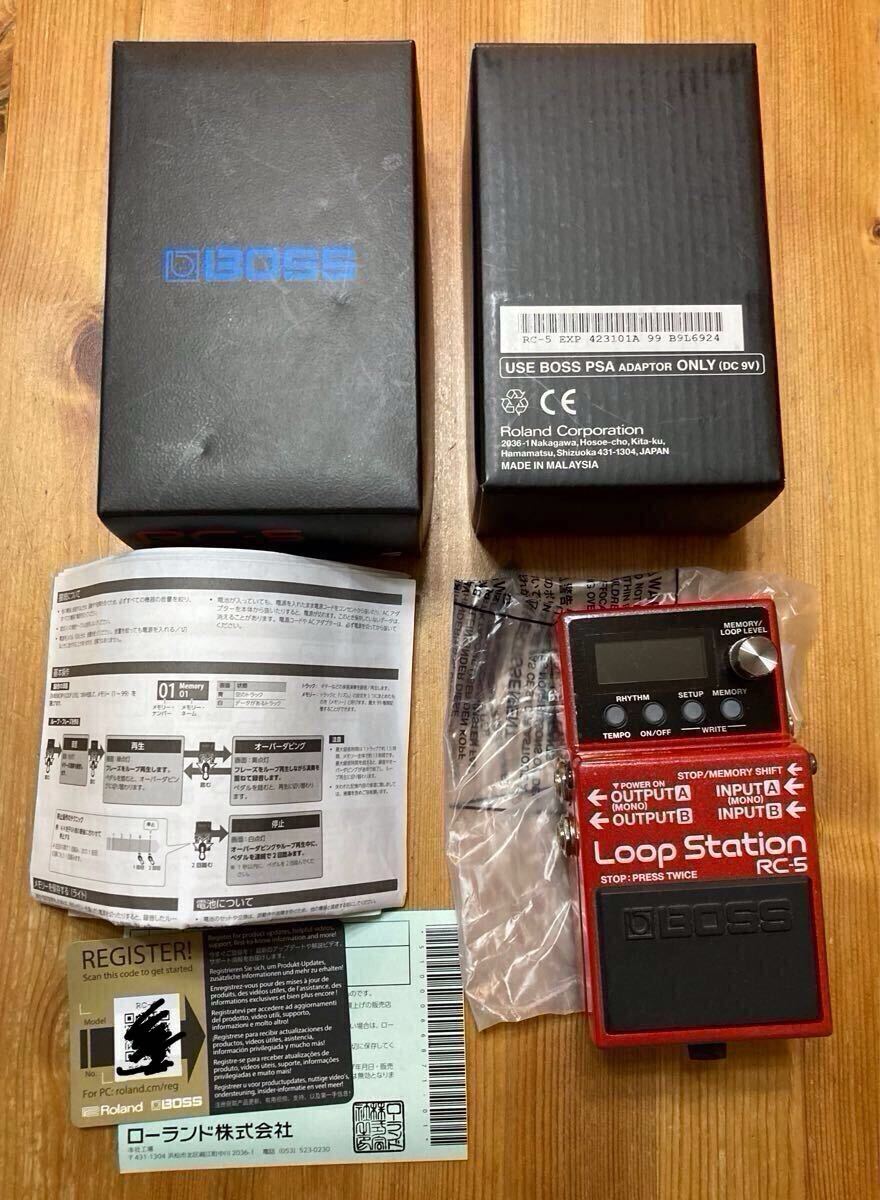 BOSS Loop Station RC-5 室内使用の中古 新で購入し 【公式通販】