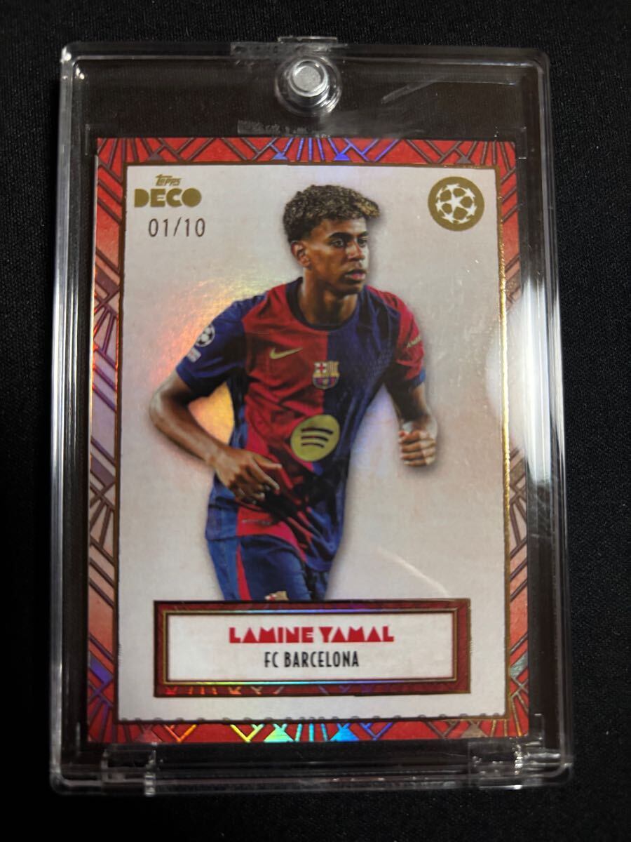 2024 topps deco ラミン　ヤマル　10シリアル　Lamine Yamal Barcelona バルセロナ UEFA Club_1