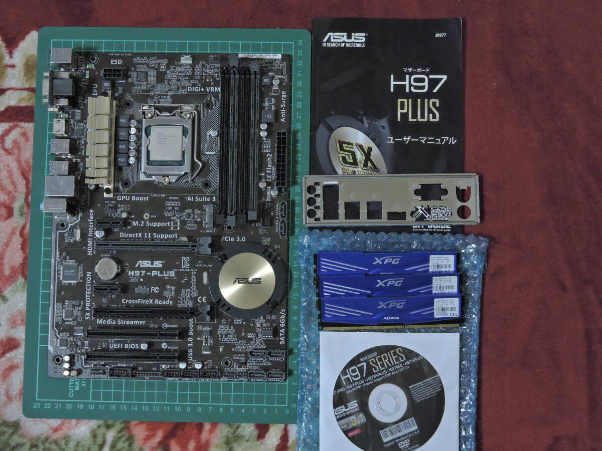 動作確認済Core i7-4790 ⁄H97-PLUS ⁄ メモリ16GB i7-4790K