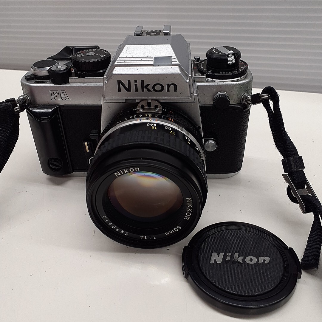 Nikon ニコン FA 一眼レフカメラ レンズ NIKKOR 50mm 1:1.4 ジャンク品