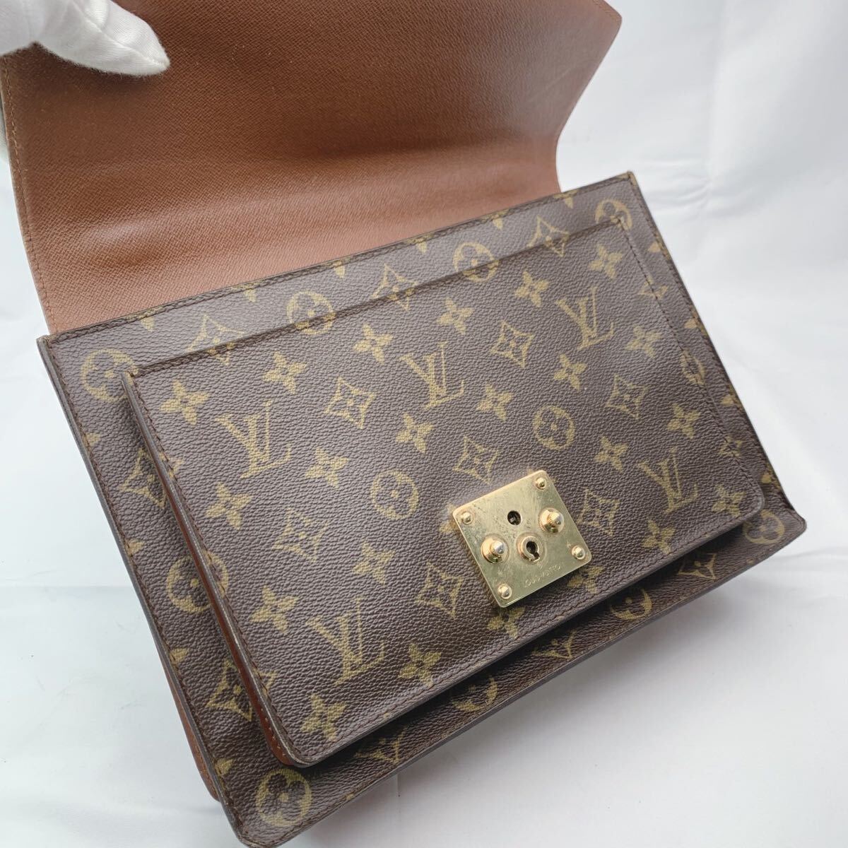 k41 ルイヴィトン LOUIS VUITTON ビジネスバッグ モンソー モノグラム 