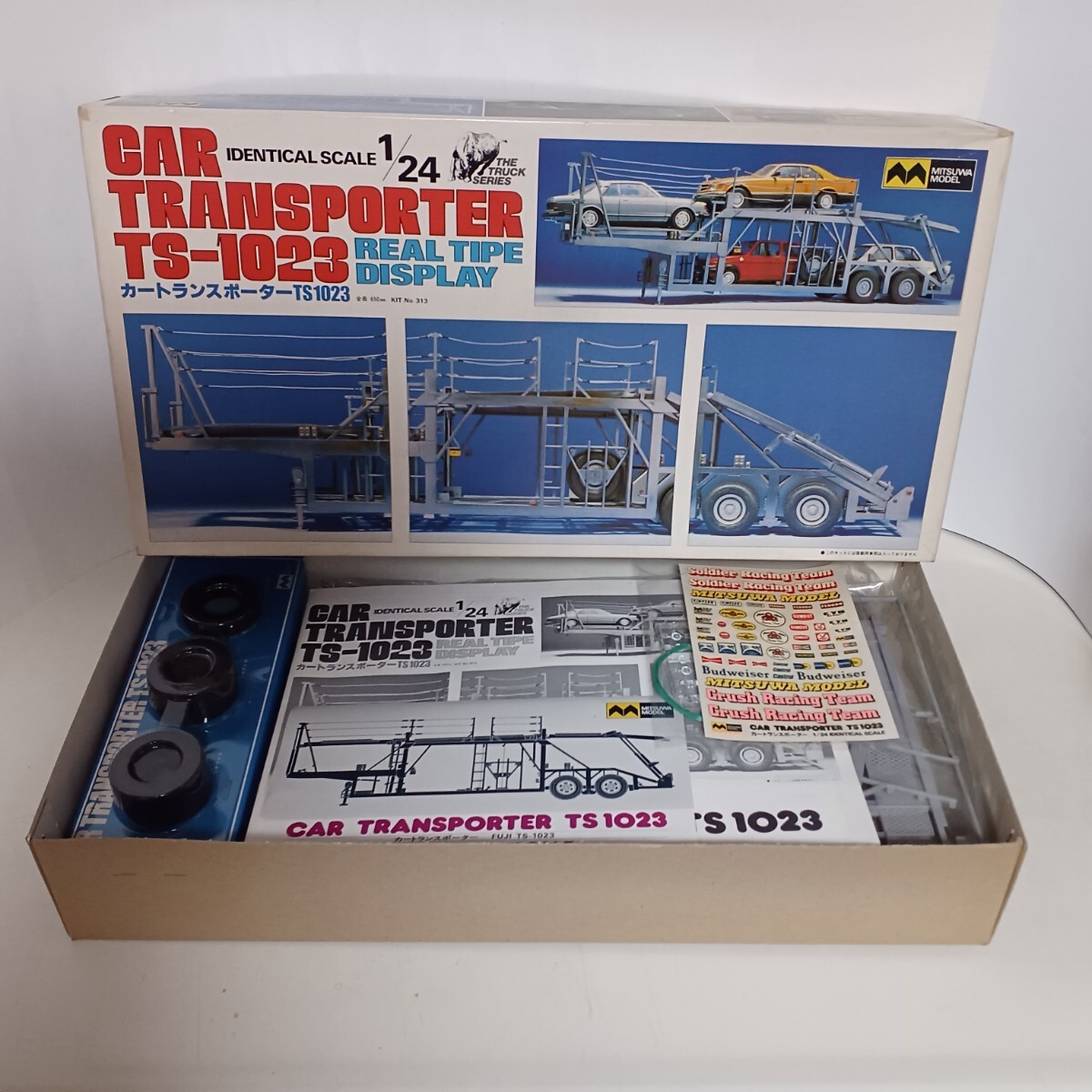 ミツワモデル 1/24 ふそう 高速トラックトラクター KF-V214JR、1/24