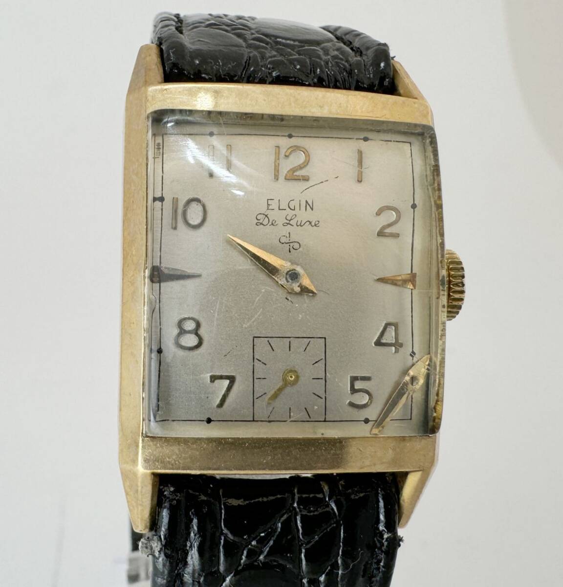エルジン デラックス ELGIN De Luxe レクタンギュラー アンティーク