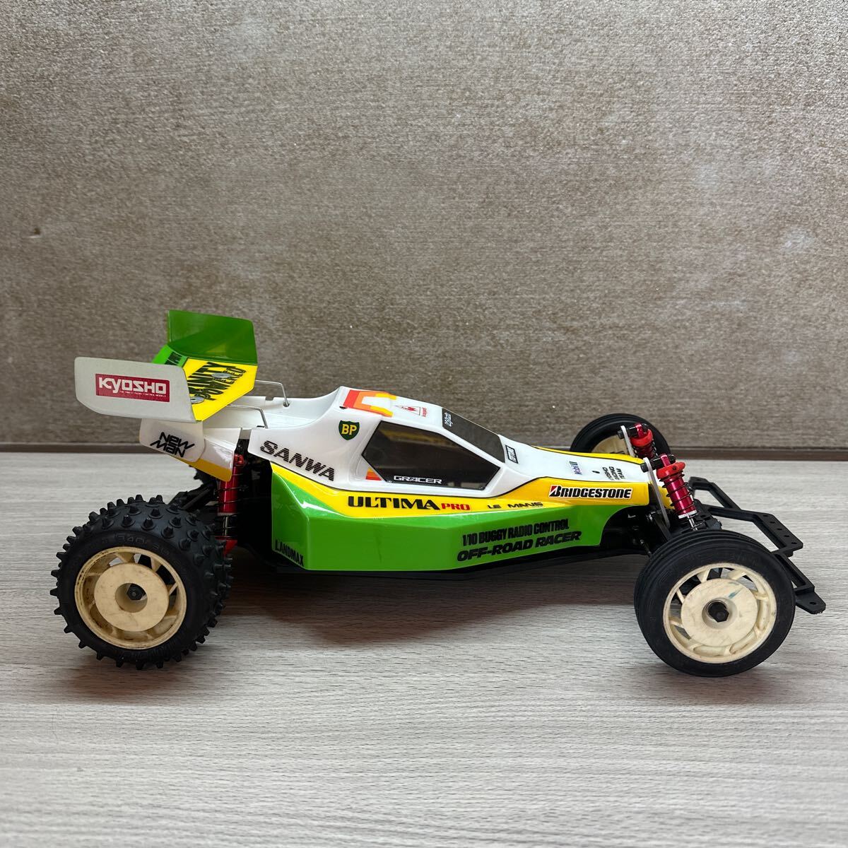 【当時物、レア】京商 アルティマプロ2WDバギー、プロポ、メカ付きジャンク 売り切り！京商 KYOSHO 1/10 電動RC レーシングバギー アルティマ プロ