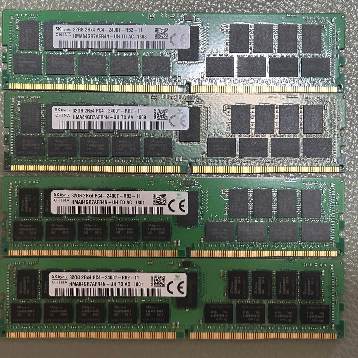 計128GB（32GB×4枚) PC4-2400T DDR4-2400T