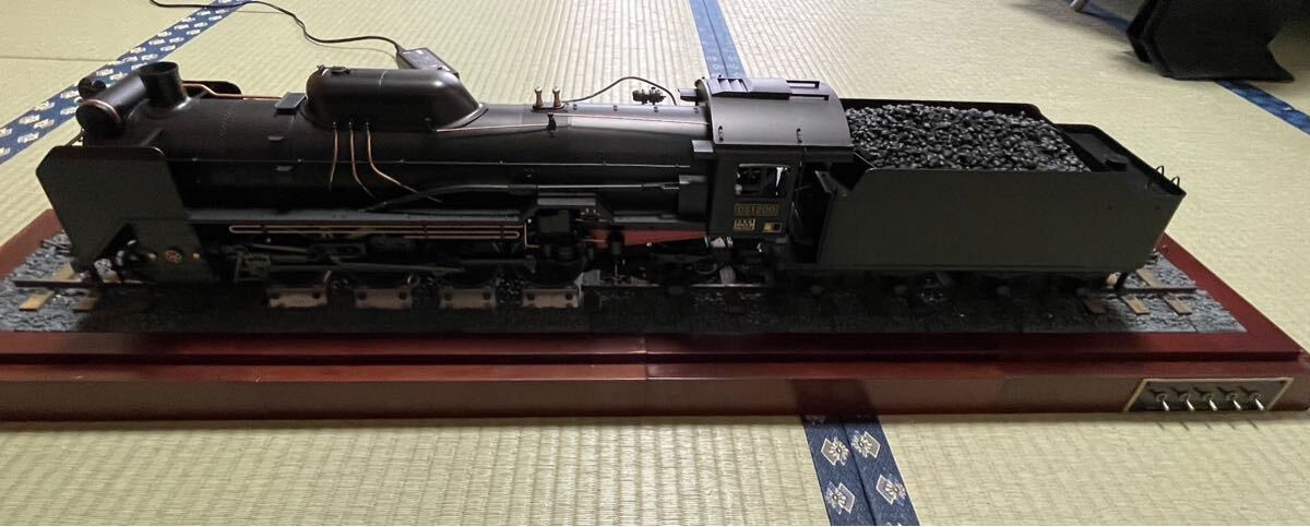 1円～ 店頭受取限定 詳細不明 D51 200 蒸気機関車 ガラスケース付き
