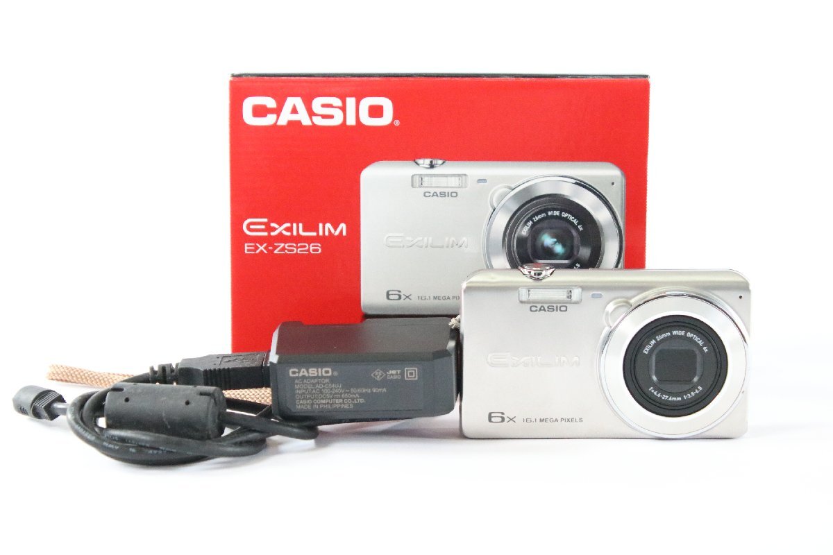 CASIO カシオ EXILIM EX-ZS26 コンパクトカメラ デジカメ コンデジ