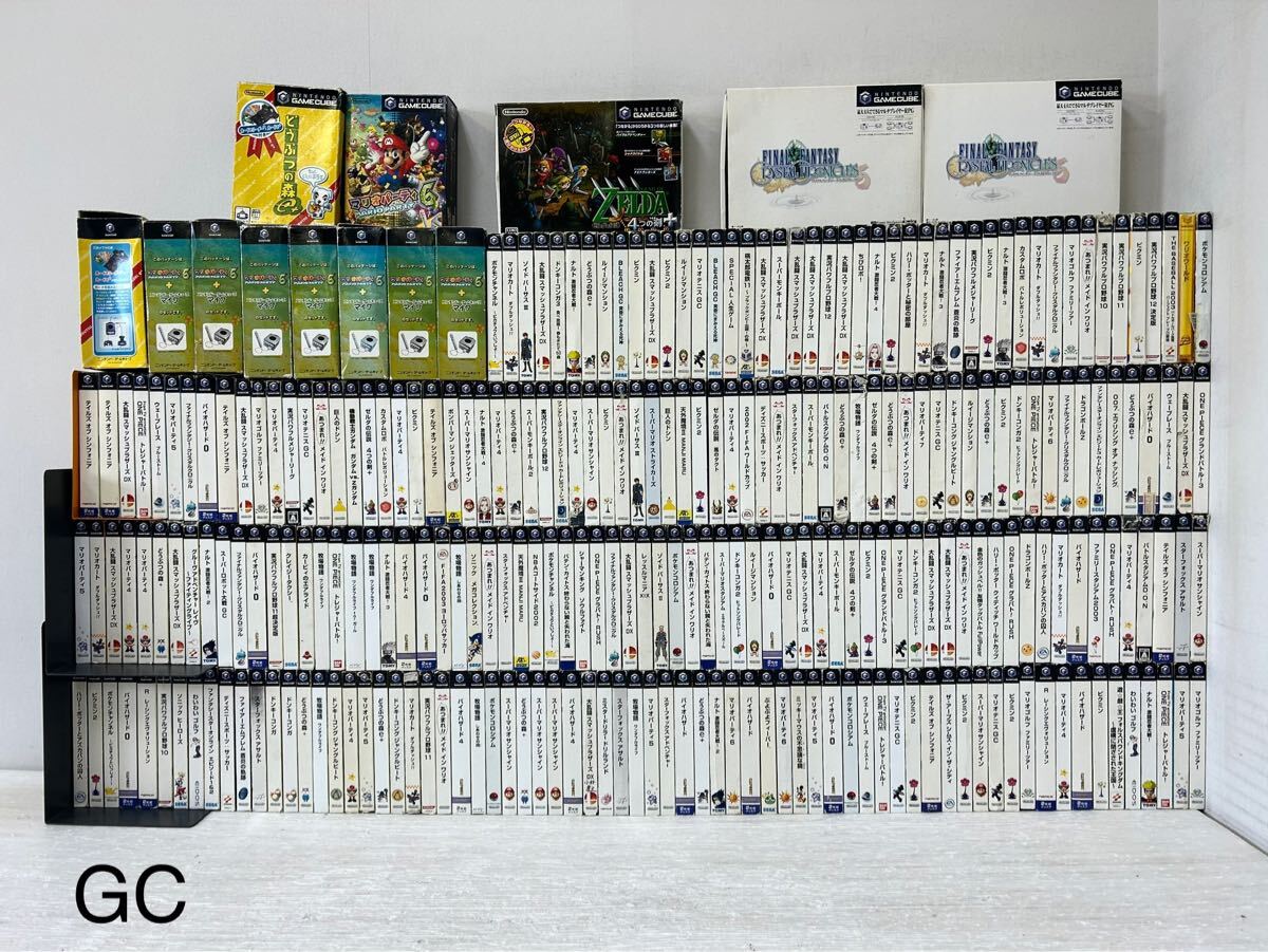 専用出品 ジャンク！1円〜 GC ゲームキューブ ゲームソフト 計268本 約28kg