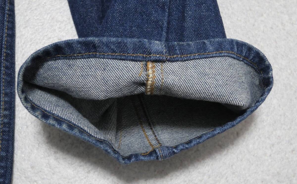 90s USA製 Levi's 517 ブーツカット デニムパンツ 紺 W33 ジッパー