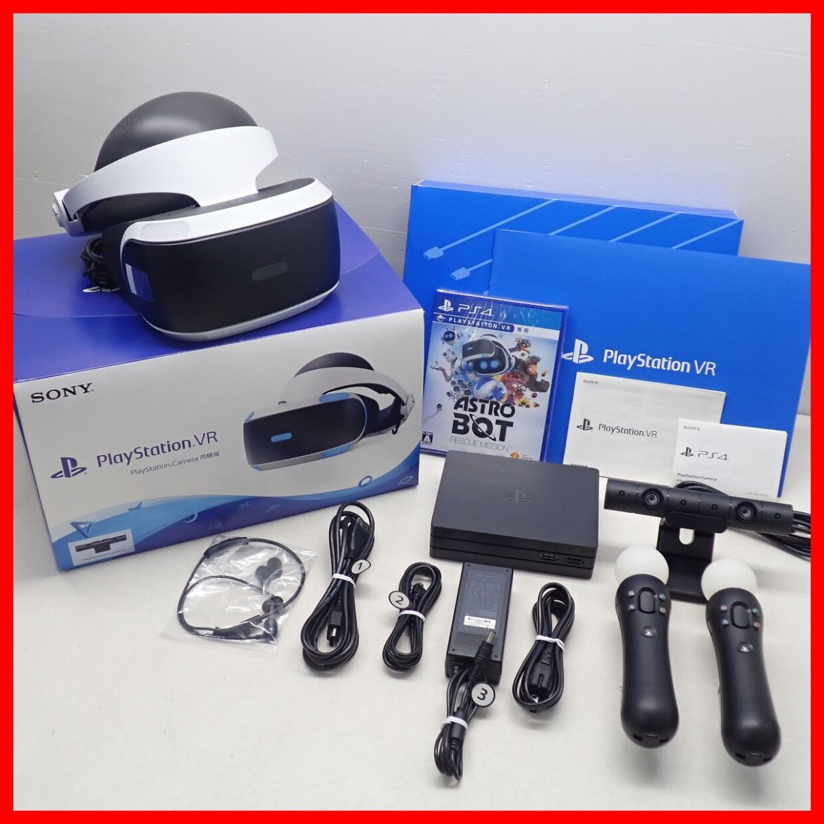 動作品 PS4/PS5 PSVR プレイステーションVR PlayStation Camera 同梱版