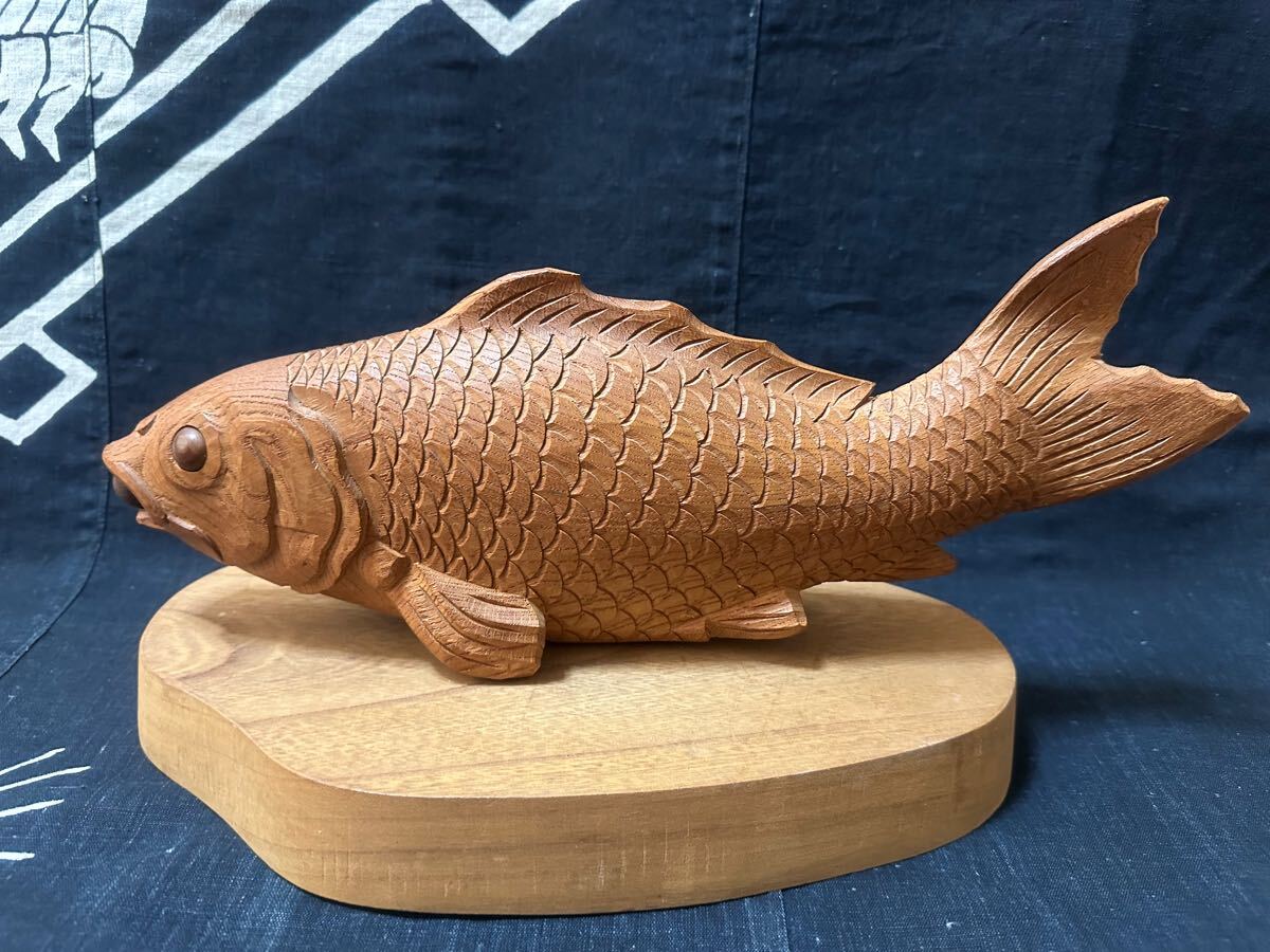 鯉 木彫りの中古品・新品・未使用品一覧 - 置物 木彫り -鯉 2026年最新 