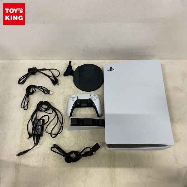 1円〜 動作確認/初期化済 箱無 PS5 CUH-1200A 本体 コントローラー 