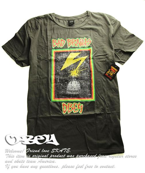 OBEY Bad Brains Tシャツ オベイ バッドブレインズ Tour 89 XL