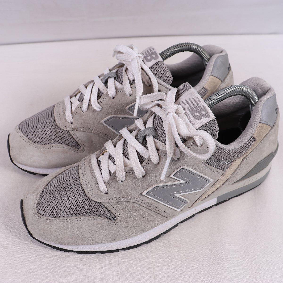996 ニューバランス 25.5cm/New Balance グレー 灰色 白 中古 古着 