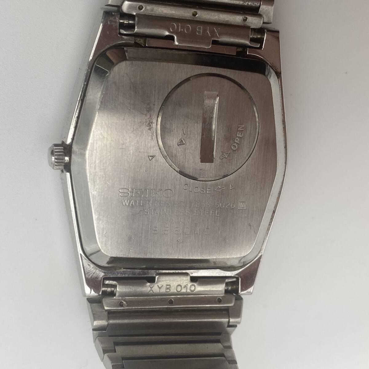 1円スタート　SEIKO　セイコー　7853-5020　クオーツ　メンズ腕時計　不動品_7