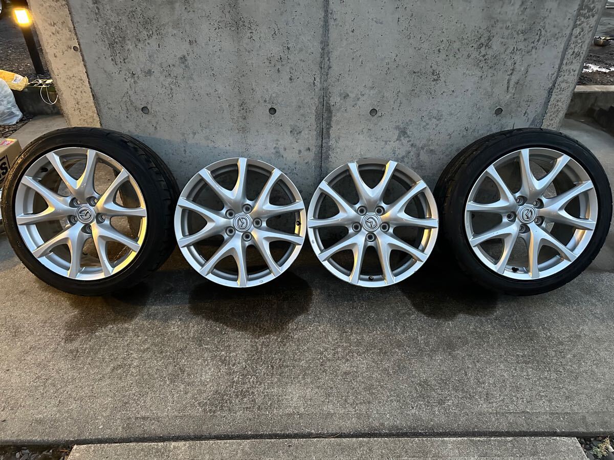 RX8 純正ホイール 18インチ 114.3 8J ＋50 RX-8 18インチ +50 マツダ純正 前期 0305