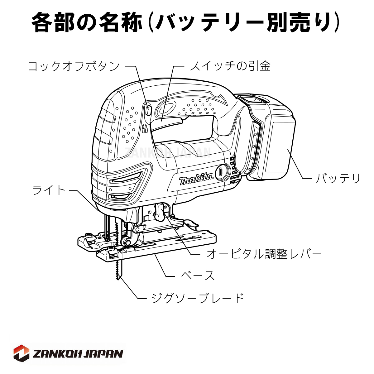 限定セール，品質保証 マキタ ジグソー 18V 充電式 JV180D 同等品 XVJ03Z MAKITA 純正品 本体のみ g