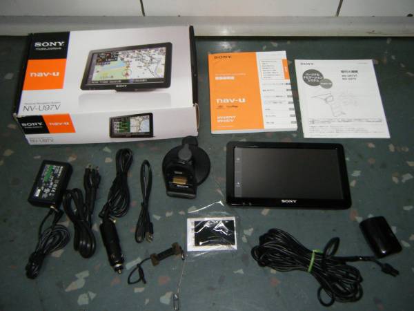 SONY ソニー NV-U97V メモリーナビ ７型ワンセグ ビーコンおまけ