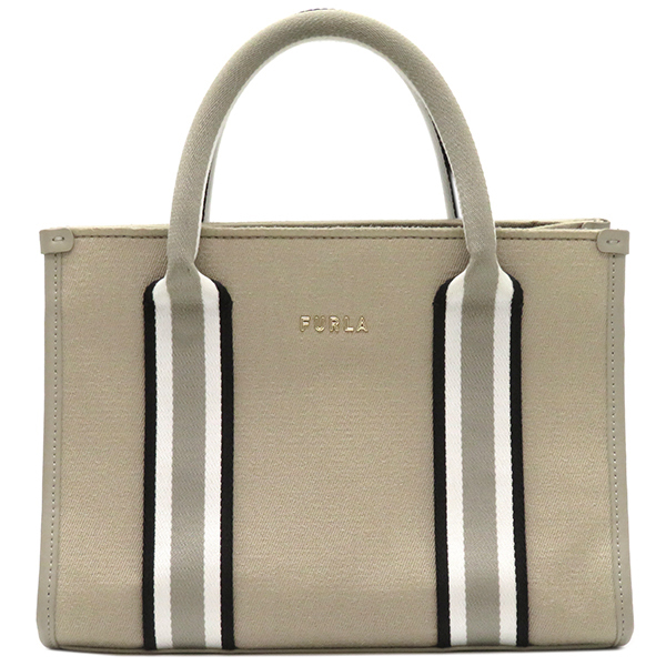 レディース FURLA 2way ショルダーバッグ キャンバス ベージュ