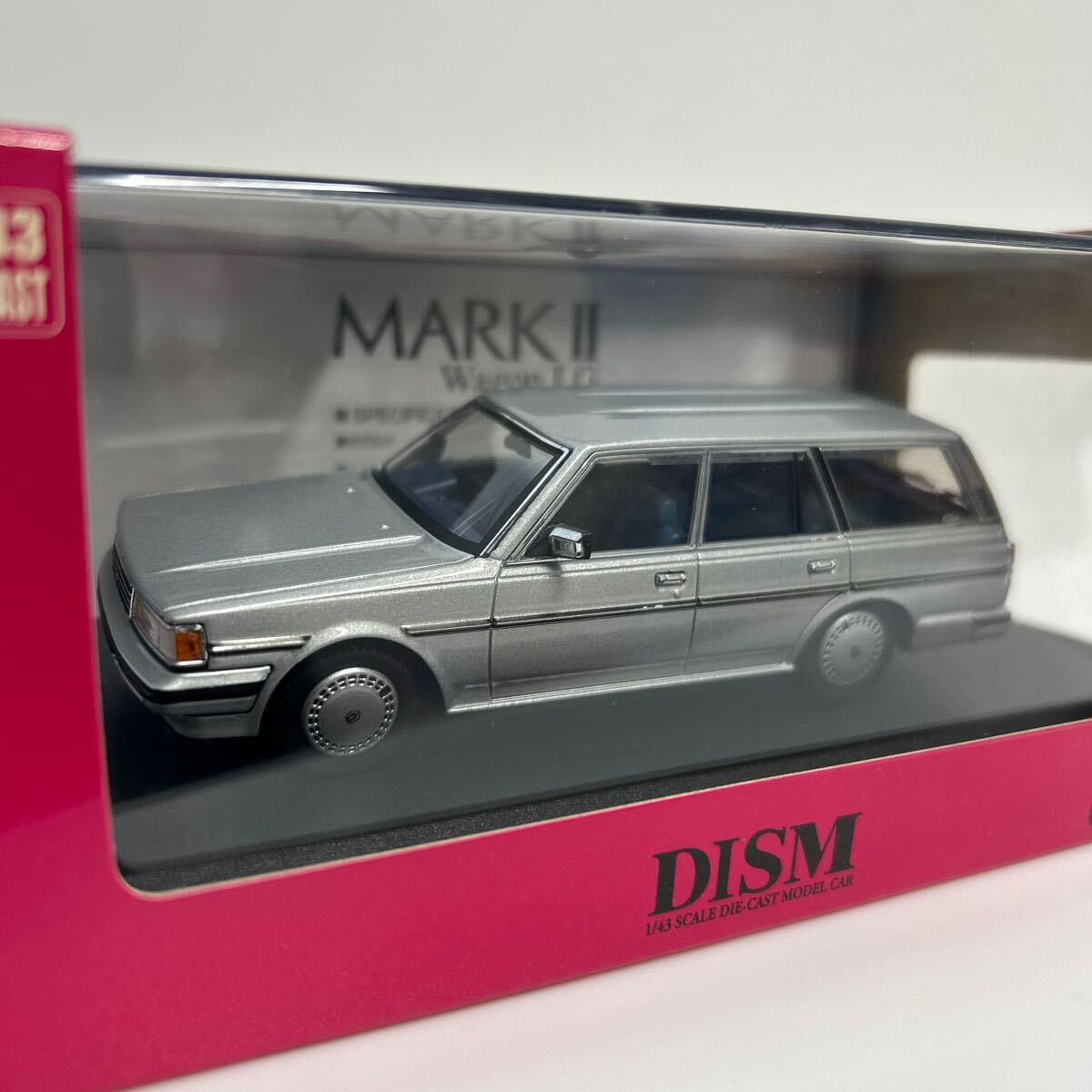 DISM 1/43 TOYOTA MARK2 Wagon LG （1988） DISM アオシマ 1/43 トヨタ マークII ワゴン LG 中期型 1988 スーパー