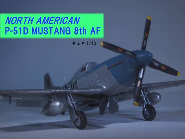 タミヤ 1/48 P51D ムスタング 8th AF 完成品