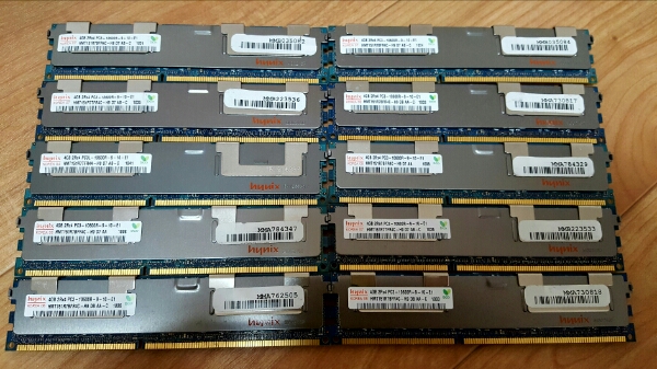 hynix HMT15R7BFR4C-H9 4GB 2R×4 10枚