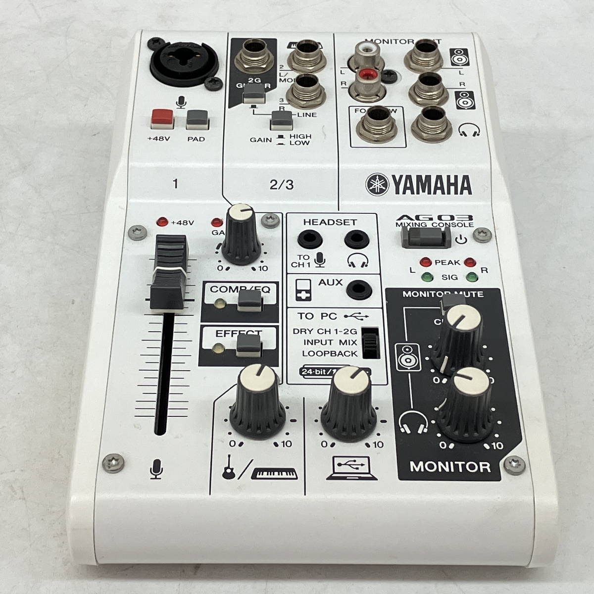 YAMAHA AG03 ミキシングコンソール オーディオ インターフェース 音響
