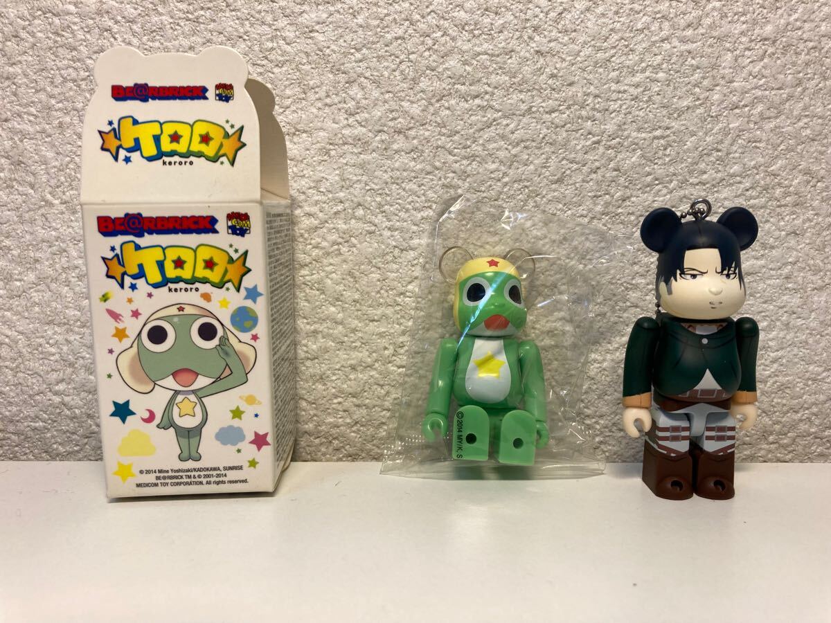 ベアブリック BE@RBRICK 100% ケロロ軍曹 リヴァイ兵長 進撃の巨人 