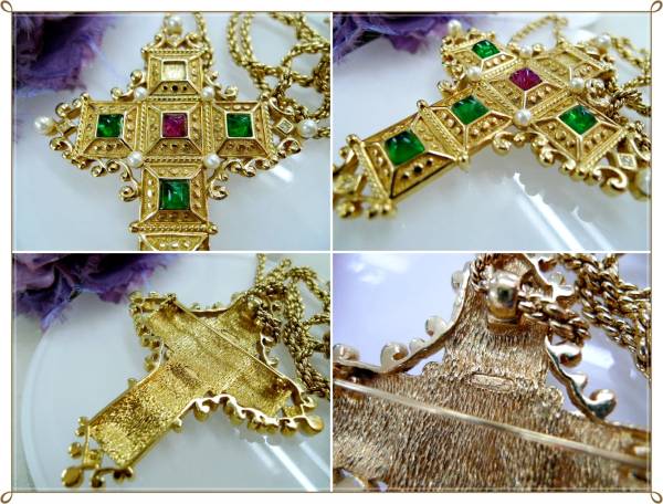 ◇クロスデザインお洒落Diorネックレス◇ハP7142◇ Christian Dior CD