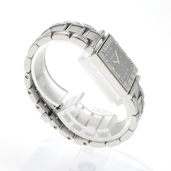 1円～ 3ヶ月保証付き 磨き済み 美品 本物 定番 人気 TIFFANY ティファニー アトラス スクエア レディース 時計_4