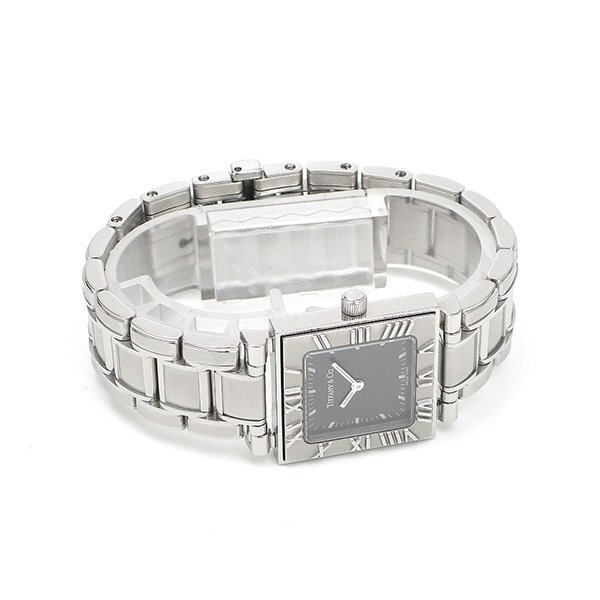 1円～ 3ヶ月保証付き 磨き済み 美品 本物 定番 人気 TIFFANY ティファニー アトラス スクエア レディース 時計_5