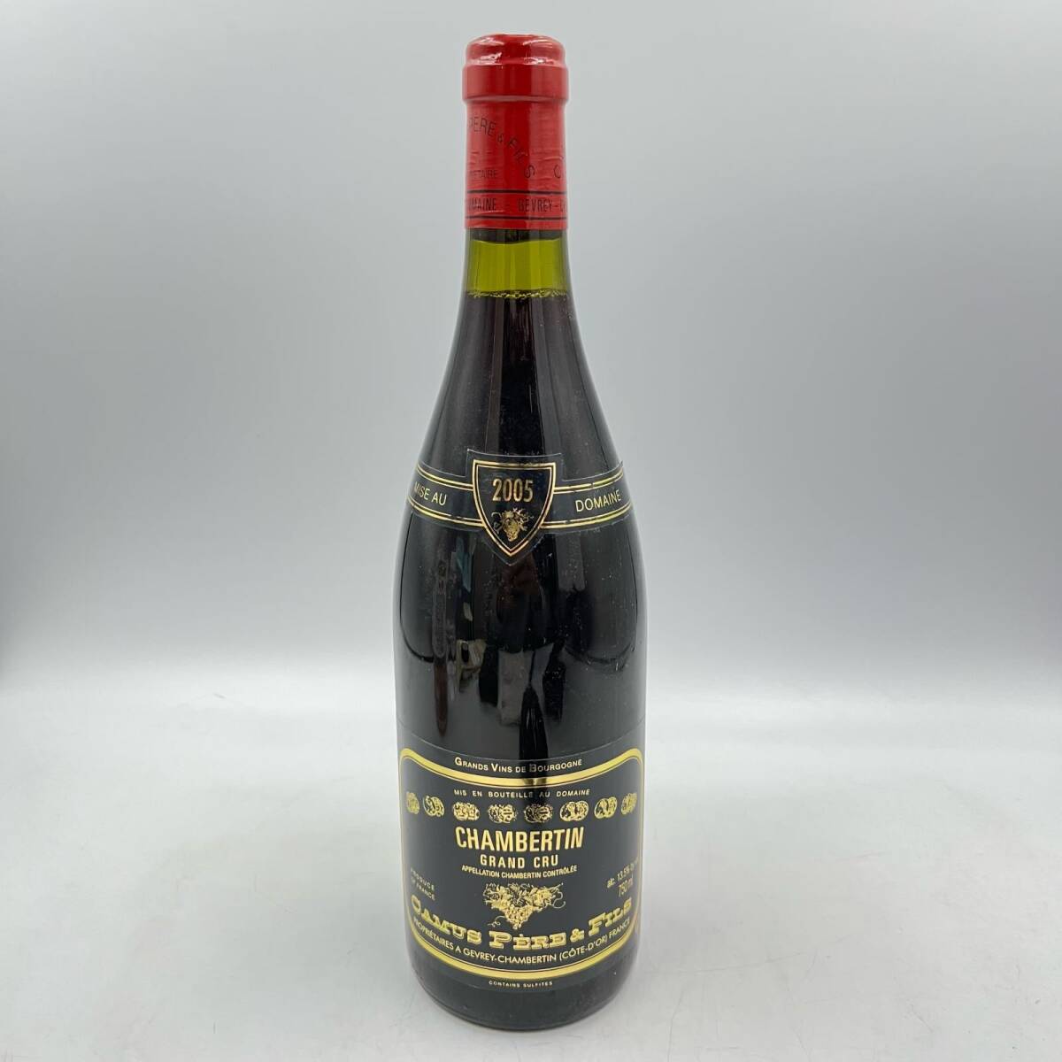 B1882☆ 未開栓 シャンベルタン グラン クリュ 2005 ワイン 容量750ml