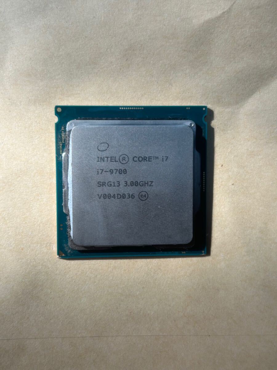 Intel Core i7-9700 CPU 動作未確認 インテル Intel CPU Core i7 9700 動作未確認 動作確認は当方PCにしく